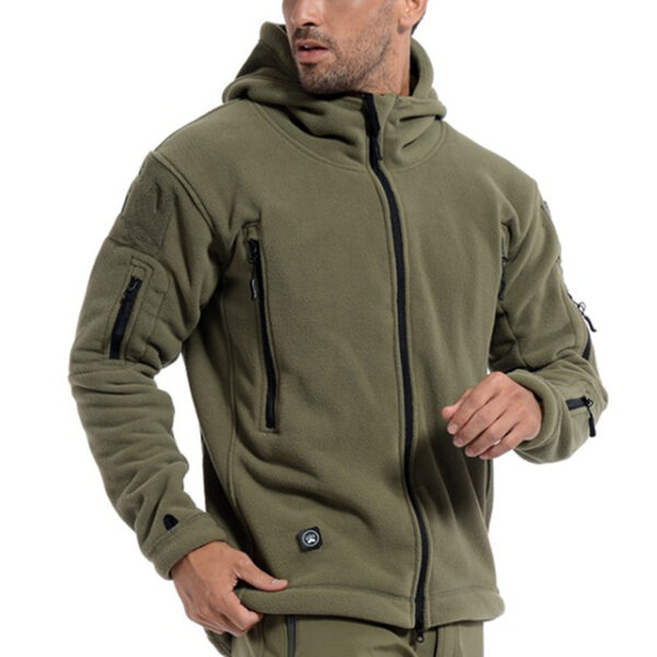 Military Jackets Tactical Jacket For Men Warm Hooded Hike - Image 4