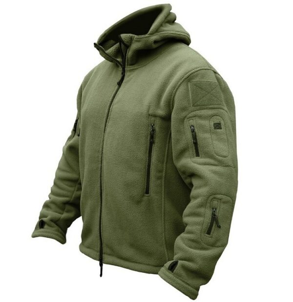 Military Jackets Tactical Jacket For Men Warm Hooded Hike - Image 3