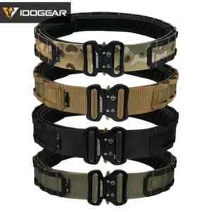 IDOGEAR Taktischer 2-Zoll-Kampfgürtel mit Schnellverschluss, MOLLE, Jagd, Sport, Herrengürtel, langlebig, Outdoor, Wargame 3414