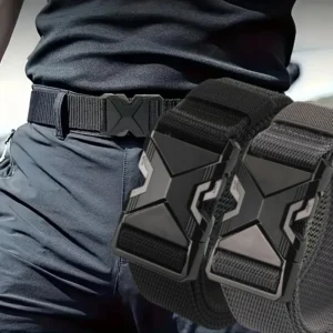 Der neue Herren-Gürtel mit 125 cm Schnalle, Nylon, geflochten, leicht, atmungsaktiv, für den täglichen Pendler