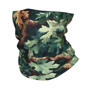 Custom Real Tree Camouflage Camo Military Popular Bandana Neck Gaiter Face Scarf Cover Men Women Headband Tube Balaclava