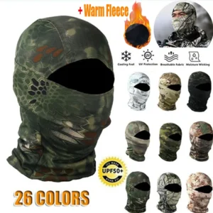 Camouflage Balaclava Full Face Scarf Ski Cycling Full Face Cover Winter Neck Head Warmer Tactical Airsoft Cap Helmet Liner