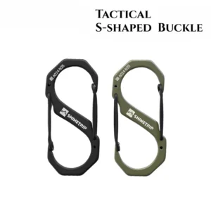 Tactical Set Portable S Carabiner Dual Head Keychain Clasp Size S/M/L Outdoor Camping Hiking Backpack Clips Emergency Tools