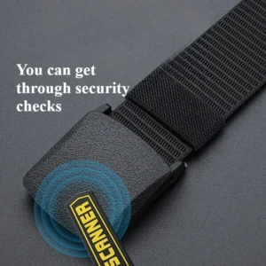 1PCS Nylon Gürtel Männer Militärische Taktische Atmungsaktive Gürtel schnell durch die flughafen sicherheit Kunststoff Schnalle