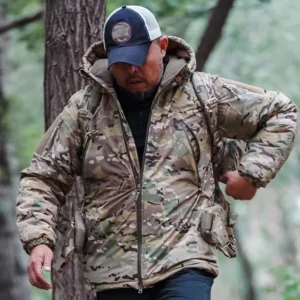 MIG 2.0 Winter Jacket Men Thicken Hooded Polar Keep Warm Coats Camouflage Tactical Militarmy Trip Windbreaker Waterproof Jackets