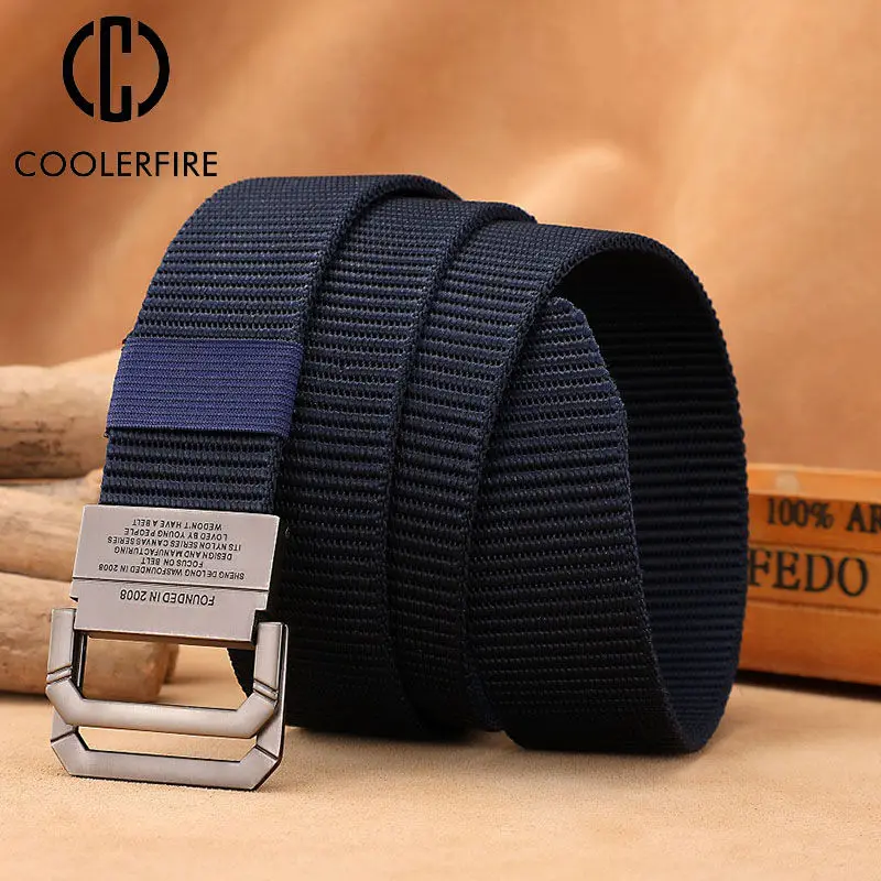 Männer Gürtel Mode Luxus Designer Jeans Gürtel für Männer Militär Sport Strap Nylon Gurtband Stoff Taktische Armee Leinwand Casual Gürtel - Image 2