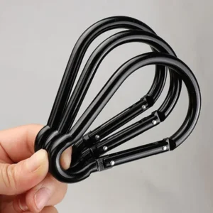 10cm Camping Carabiner Clip Gourd Shape Water Bottle Carabiner Clip Lightweight Aluminum Alloy Carabiner Hook Backpack Key Hooks