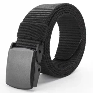 Military Automatic Buckle Nylon Belt Outdoor Hunting Multifunctional Tactical Canvas Belt High Quality Men Belt